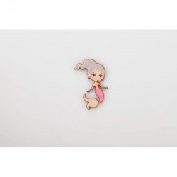 Ξύλινη Γοργόνα 10τμχ